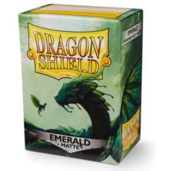 Dragon Shield - Matte Emerald Sleeves - Standard Sleeves (100 stk) - Plastiklommer